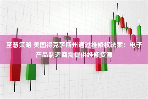 至慧策略 美国得克萨斯州通过维修权法案：电子产品制造商需提供维修资源